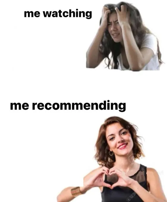 Me Watching vs Me Recommending