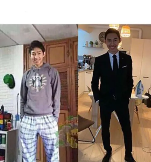 Me at my wedding vs. Me at