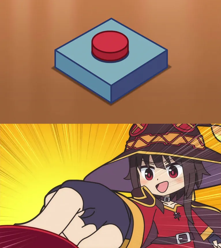 Megumin Button 