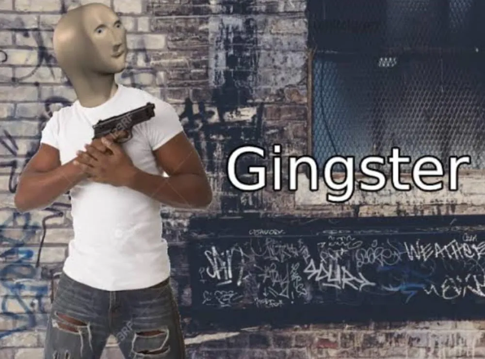 Meme man gingster 
