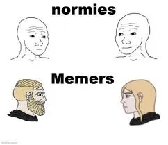 Memers vs normies 