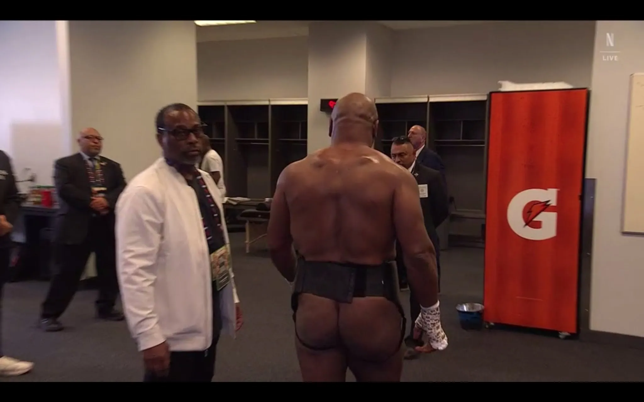 Mike Tyson Cheeked Up