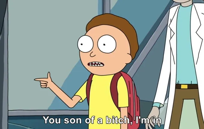Morty I'm in 