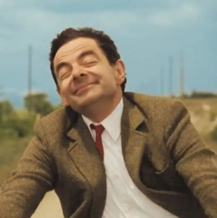 Mr Bean Happy face 