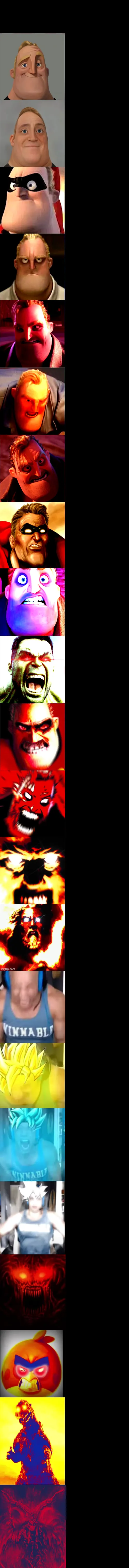 Mr Incredible Becoming Angry (21 phases) 