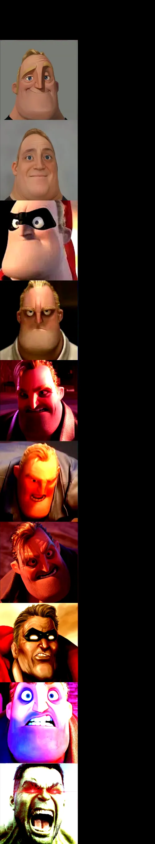 Mr. Incredible Becoming Angry 