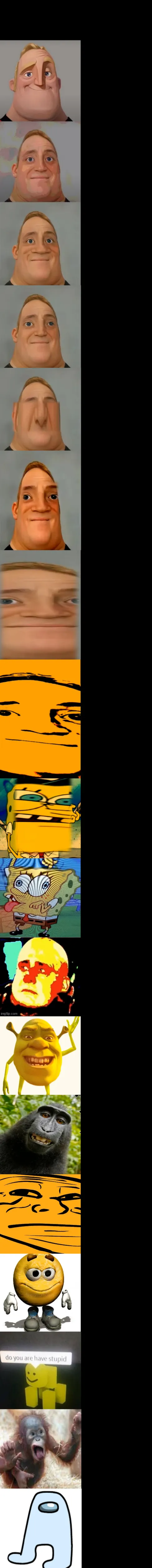 Mr. Incredible Becoming Idiot Very Extended 