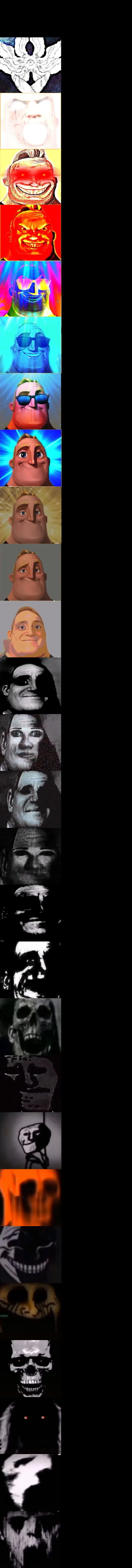 Mr Incredible becoming Canny to Uncanny 