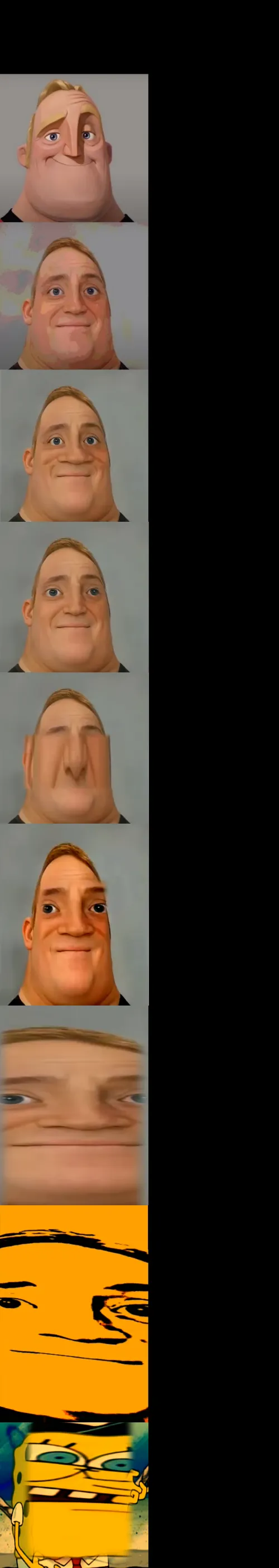 Mr Incredible becoming Idiot template 