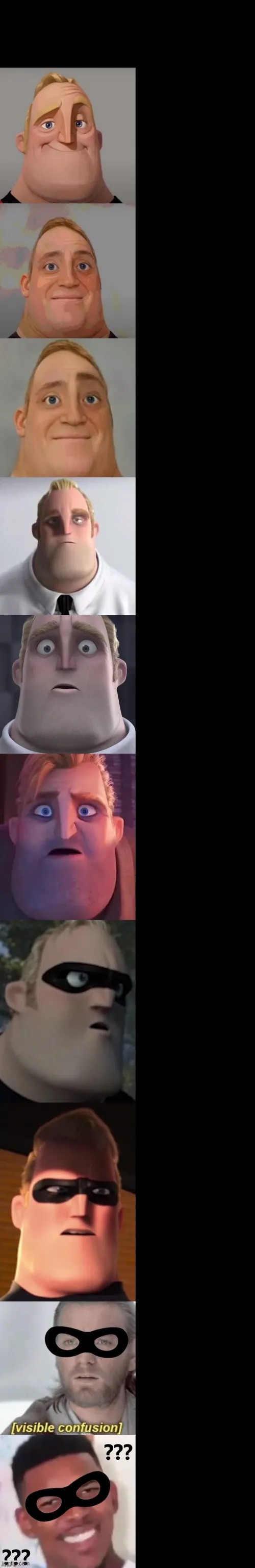 Mr Incredible becoming confused 