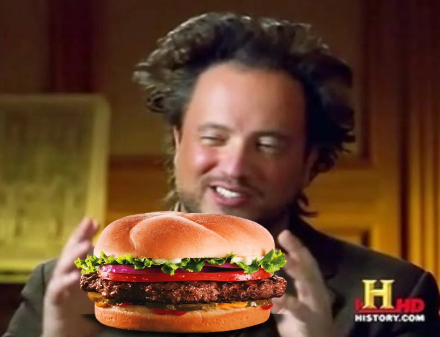 Mr history hamburger 