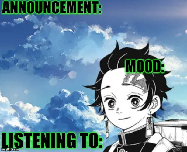 My announcement Template 