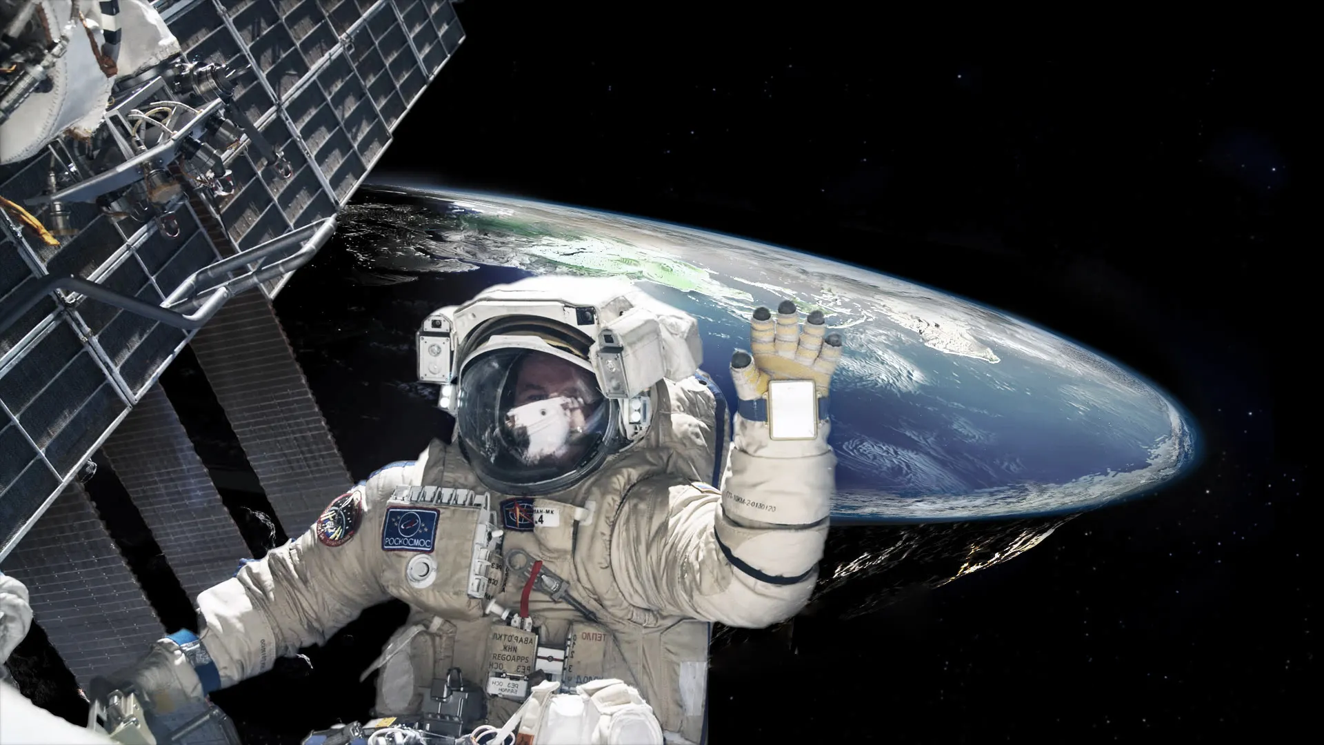 NASA picture of flat earth 