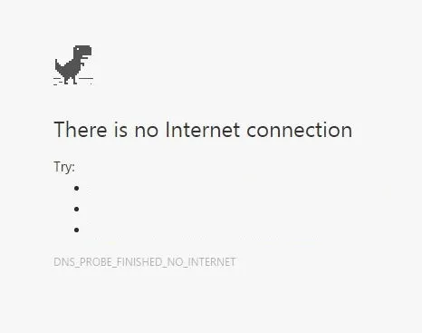 No Internet 