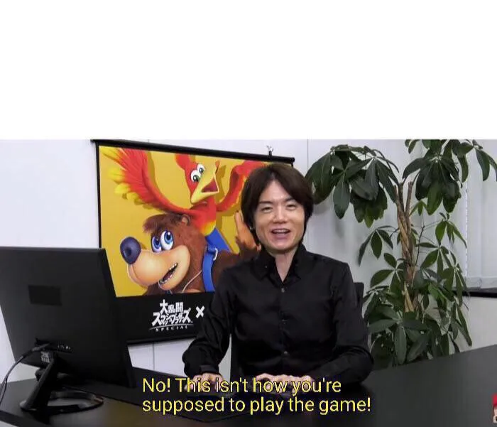 No! This isn't how you're supposed to play the game! 