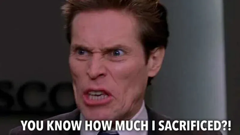 Norman Osborn You know how much I sacrificed?! 