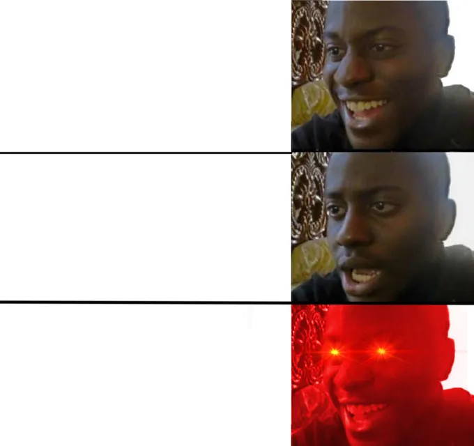 Not disappointed black guy 