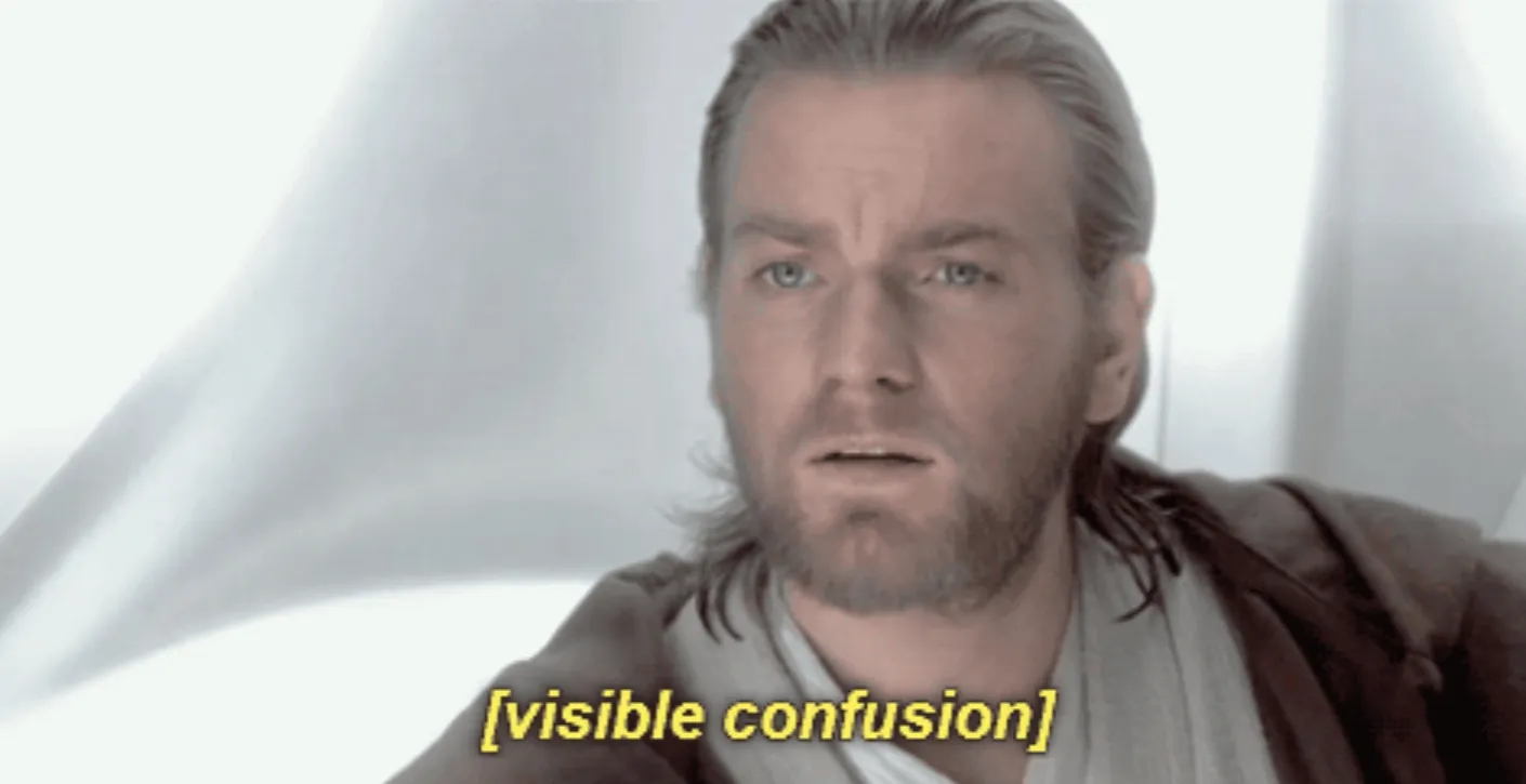 Obi-Wan Visible Confusion 
