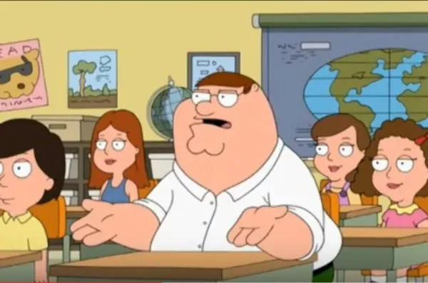 "Oh my god, who the hell cares" from Family Guy 
