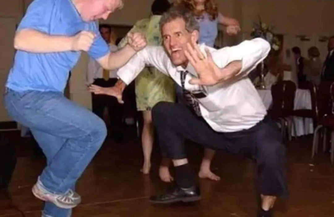 Old man dancing 