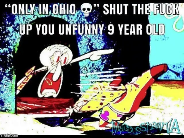 Only in ohio shut up you 9 year old
