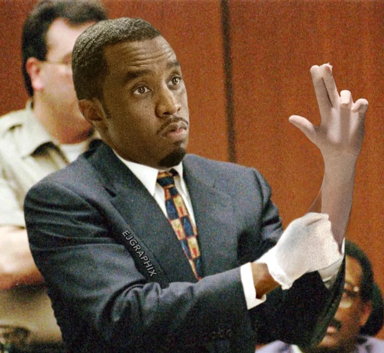 P Diddy if the glove don’t fit