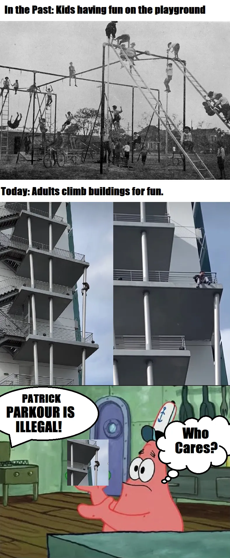 Parkour and Lattice Climbing 