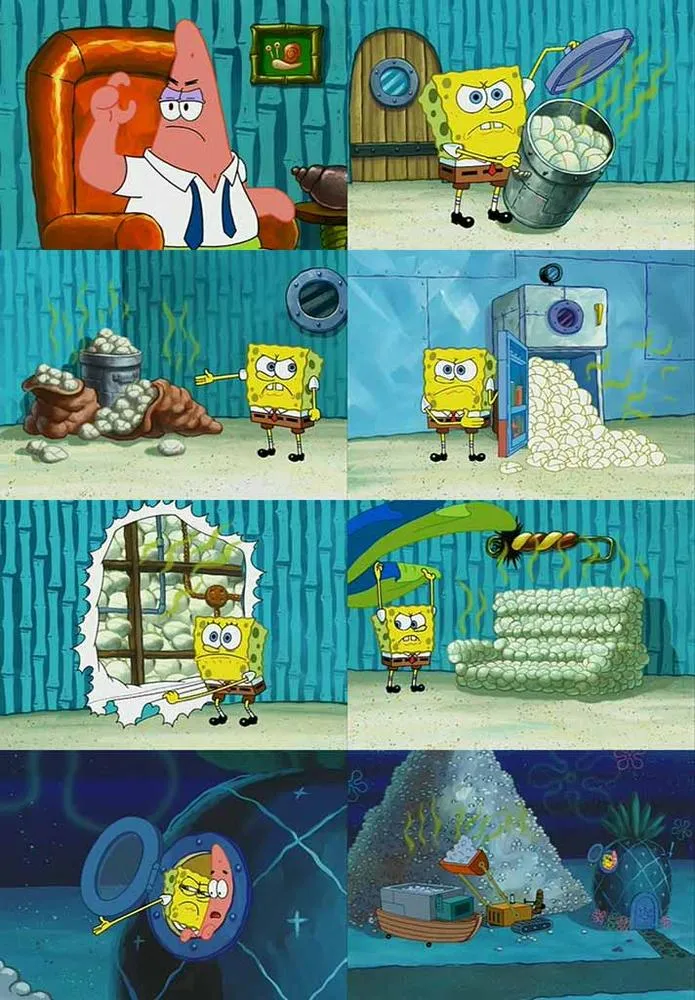 Patrick Question, Spongebob Proof 