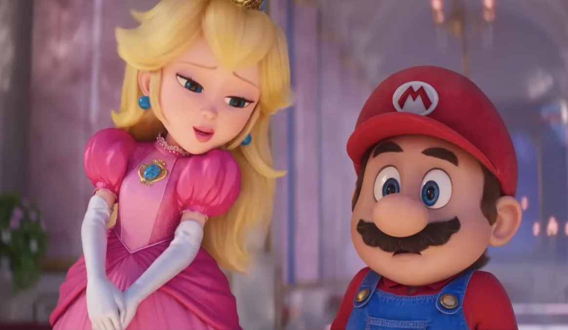 Peach and Mario 