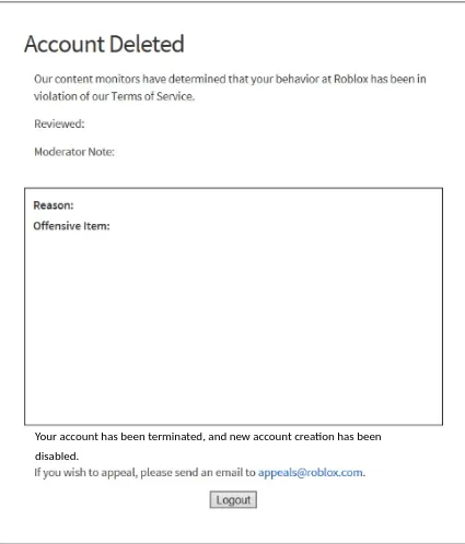 Poison Banned from ROBLOX 