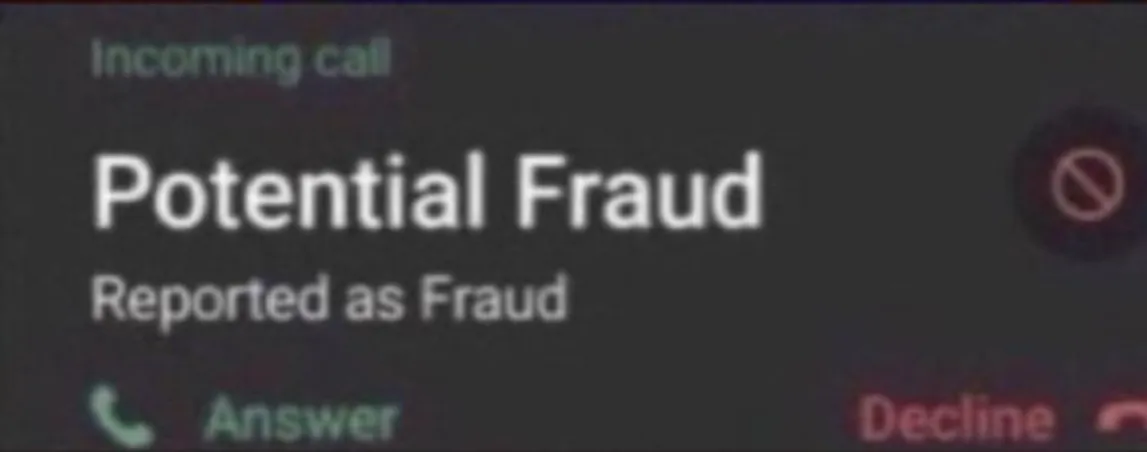Potential fraud