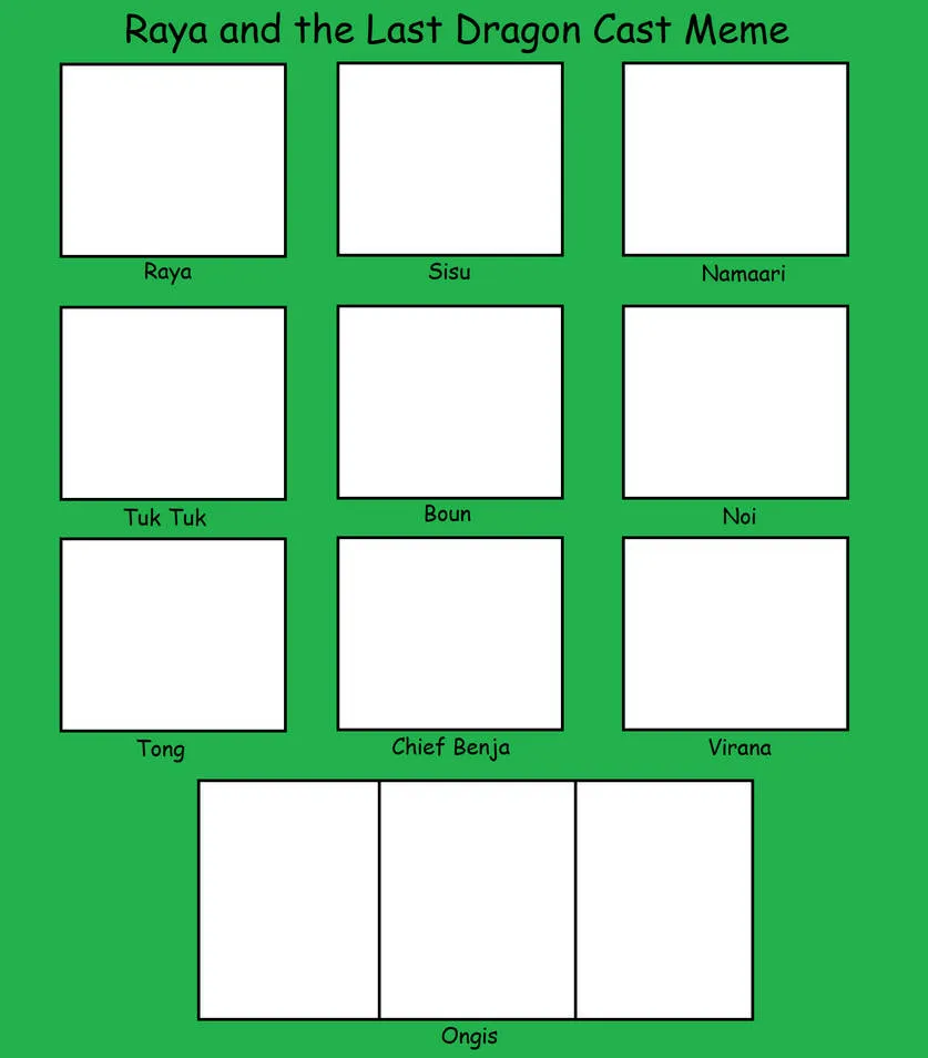 Raya and the Last Dragon cast 