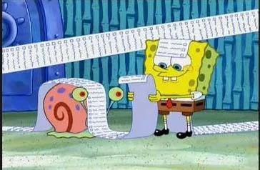 Really long list 