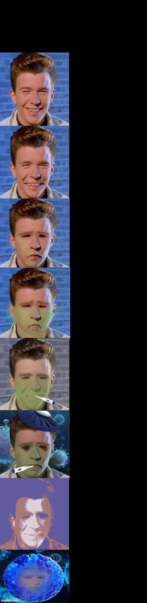 Rick Astley Becoming Sick 