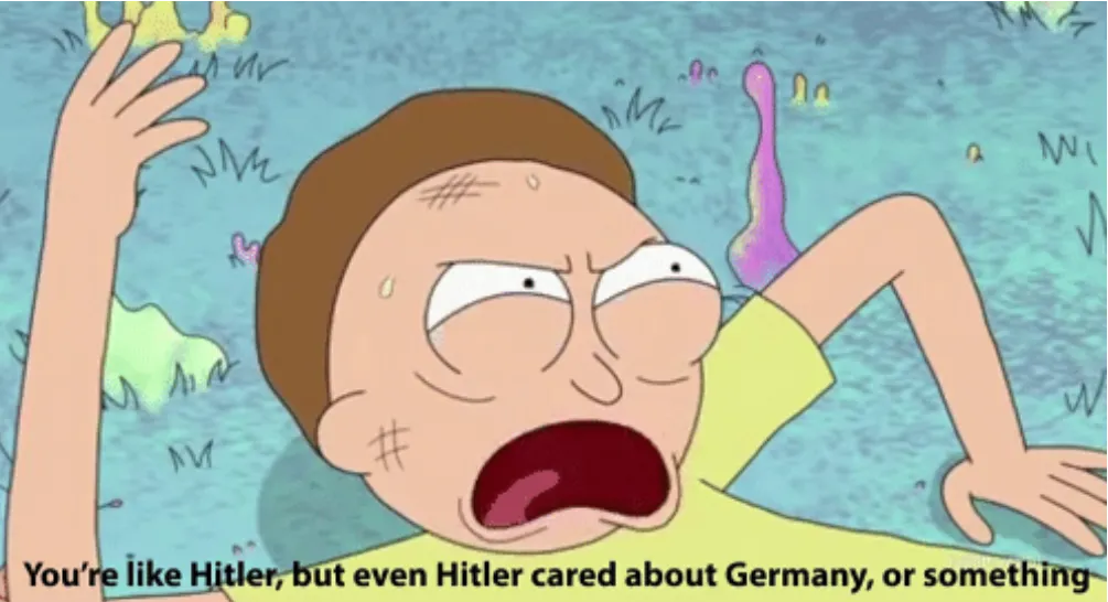 Rick and Morty Hitler 