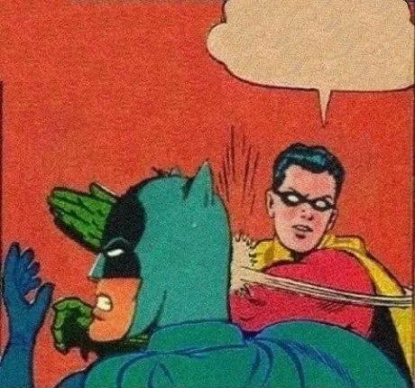 Robin Slaps Batman 