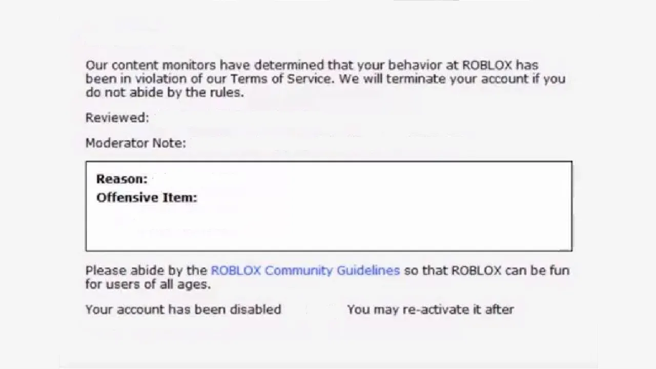 Roblox Ban 2012 