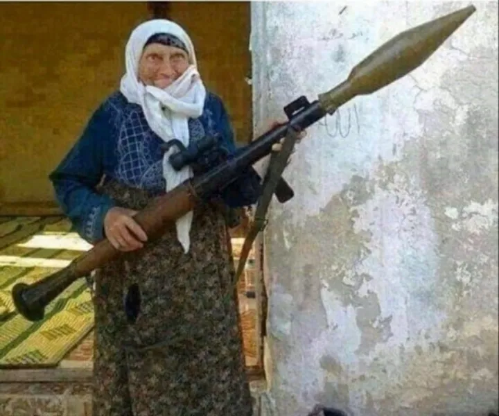 Rocket launcher grandma 