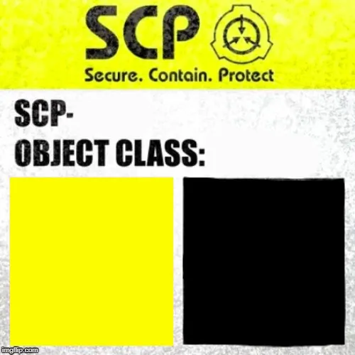 SCP Euclid Label Template (Foundation Tale's) 