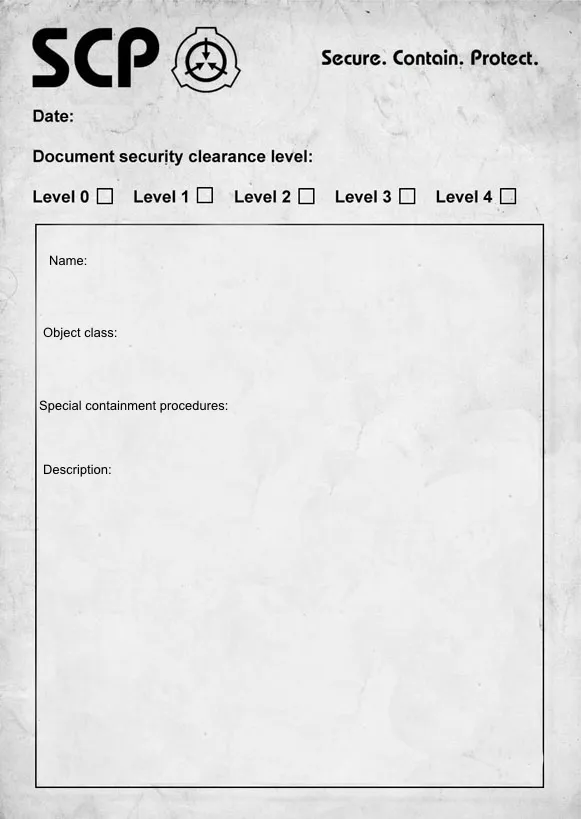 SCP document 