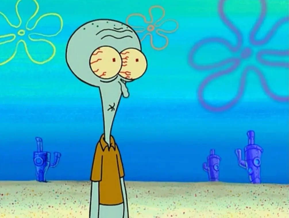 Scared Squidward 