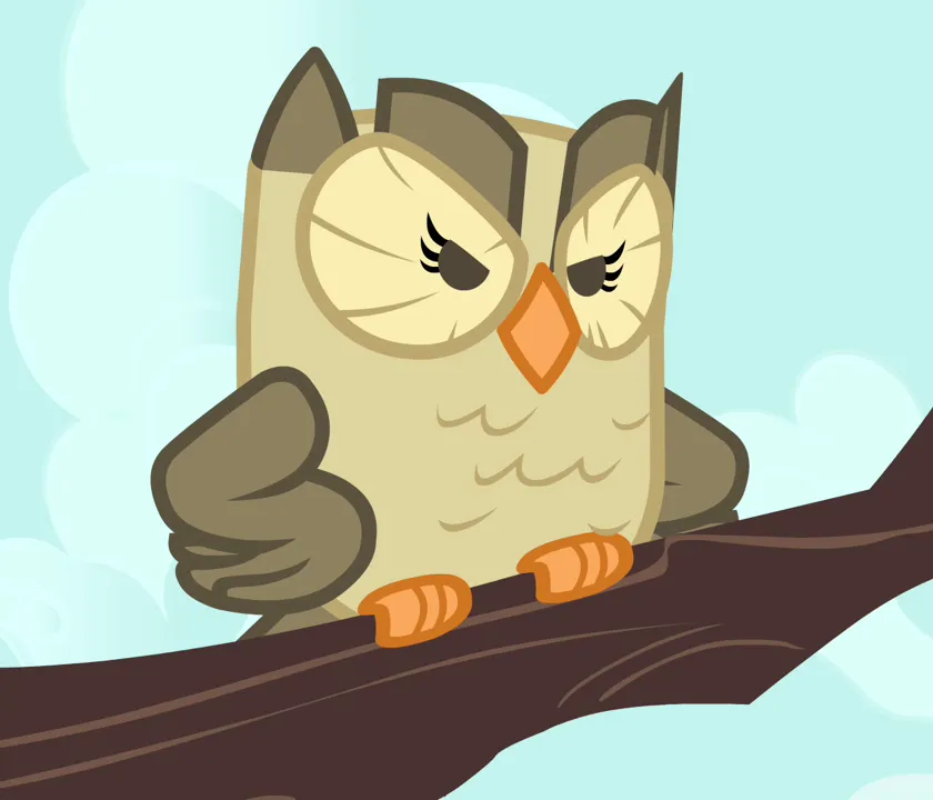 Scowled Owlowiscious (MLP) 