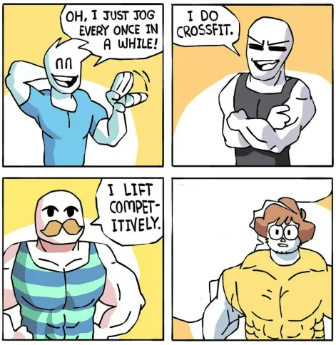 Shen Comix - I Jog - I Work Out - I Lift 