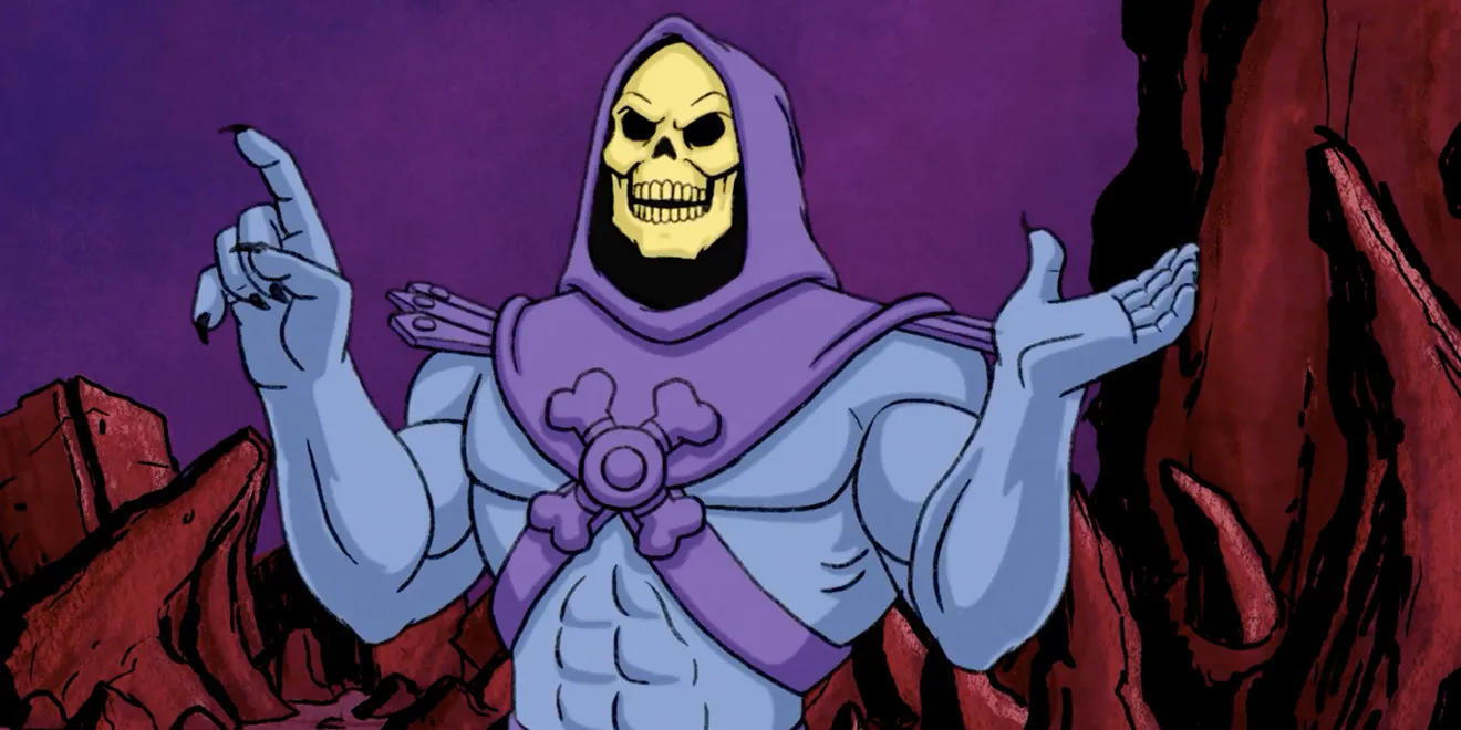 Skeletor making a point 