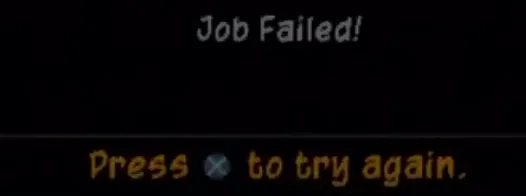 Sly cooper 2 job failed! 