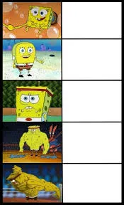 Spongbob weak to buff 