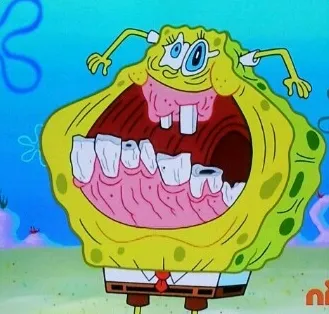 SpongeBob face freeze 
