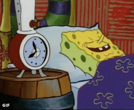 SpongeBob sleeping 