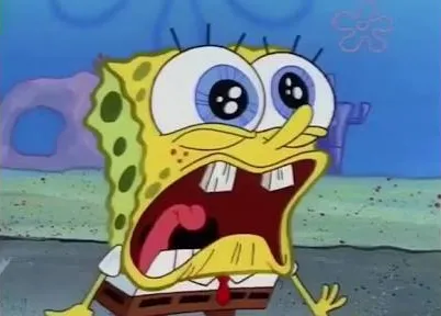 Spongebob crying/screaming 
