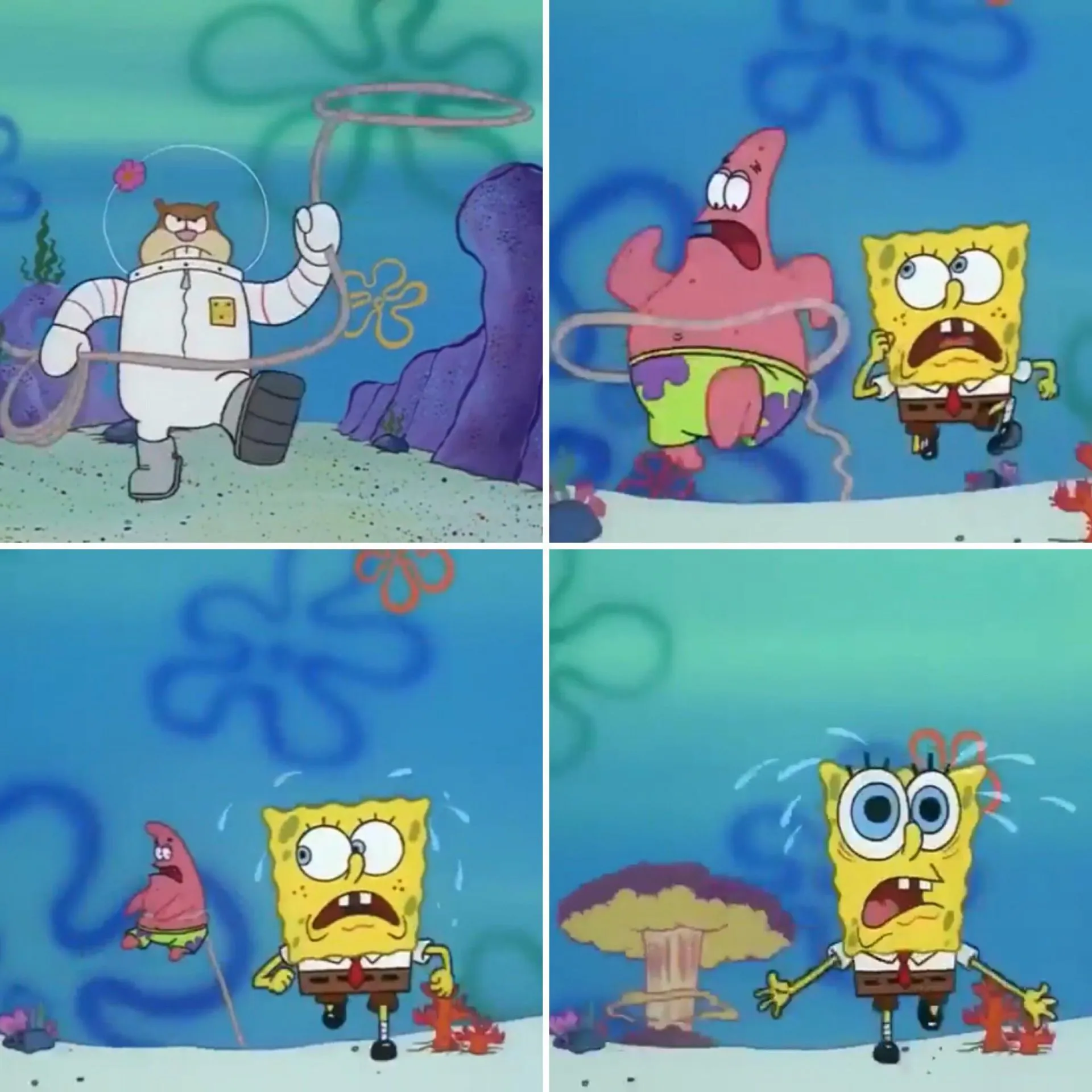 Spongebob lasso meme 